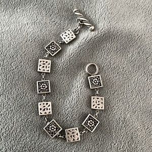 Lois Hill Charm Style Bracelet. Sterling Silver delicate design